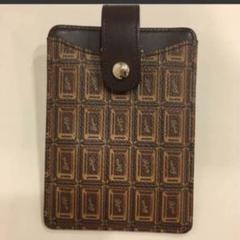 モバイルケース+カバー Q-pot. - Cacao1024% ChocolateMultiSmartphone Case Q-pot. - ☆SALE(～1/27)Q-pot.×岡本信彦 マルチスマートフォン