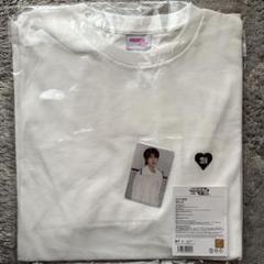 BTSジン RUNSEOKJINコヤン S/S Tシャツ ハート白　M　新品 BTSジン RUNSEOKJINコヤン S/S Tシャツ ハート白 M 新品 - メルカリ