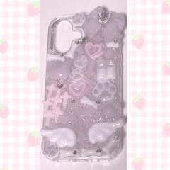 デコ700♡デコ848♡小物入れ♡デコケース♡ピルケース♡地雷系♡ 006⭐︎シガレットケースデコ ピルケースデコ 小物入れ ギャル