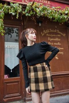 Her lip to Etoile Block Check Skort ベージュ Etoile Block Check Skort Herlipto