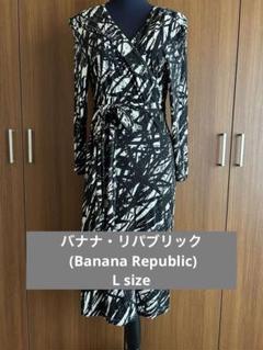 バナナリパブリック Banana Republicラップワンピース　長袖のサムネイル