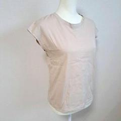 【GU】ジーユー　レディース　Tシャツ　半袖カットソー　M　グレージュ