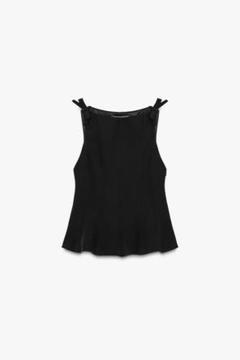 完売品】ZARA ザラ ペプラムリボントップス 新品タグつき