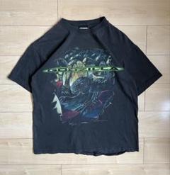 【ネット限定】 古着 90'sハリウッド版 ゴジラ GODZILLA Tシャツ フェード 墨黒 トップス