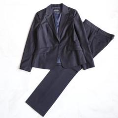 美品✨グリーンレーベルリラクシング　パンツスーツ　ブルー　42 2025年最新】green label relaxing レディース ビジネス パンツ