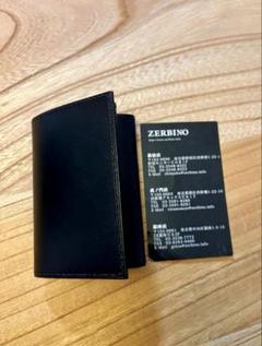 未使用　PRESSo プレッソ　レザー三つ折り財布　ミニ財布　黒　ミニマリスト 未使用 PRESSo プレッソ レザー三つ折り財布 ミニ財布 黒 ミニマ