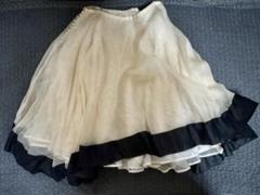 定価約10万円 バレンシアガ4層シルク・フレアレイヤードデザイン