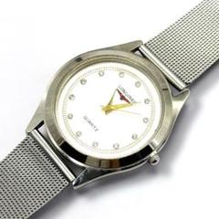 ロンジン　腕時計　クォーツ　12pストーン　シルバー　3針　アナログ　3053