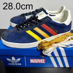 ADIDAS×MARVEL×size? GAZELLE 85 ブルー 28.0