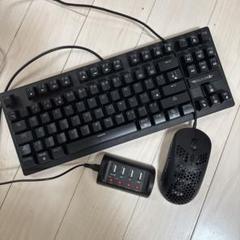 ゲーミングキーボードとゲーミングマウスとコンバーターのセット