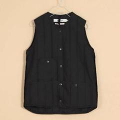 orslow 黒 ベスト YKKジッパー付き トップス
