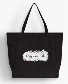 極美品♡アニエスベー　トートバッグ　2way ショルダー バッグ　チャーム　黒 2wayトートバッグ （TAS11－01