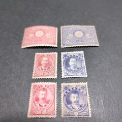 銭単位切手 (逸品概ね極美品) 明治時代発行 6種特別セット 銭単位切手 (逸品概ね極美品) 明治時代発行 6種特別セット