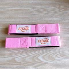 Fitarc ウェイトリフティング用リフティングストラップ　ピンク
