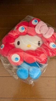 ハローキティ ぬいぐるみ M ミャクミャク サンリオコラボ