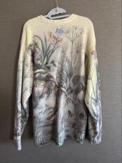 ETRO ボタニカル トンボ アルパカ ウール ニット セーター