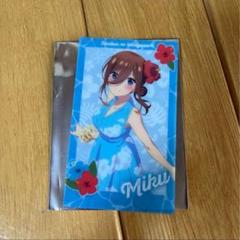 映画　五等分の花嫁＊　新婚旅行編 ランダムクリアカード　中野三玖