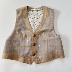 美品✨ MARK & LONA スカルデザイン ベスト 総柄　スカル　ロゴ　M