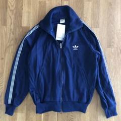 【デッドストック】アディダス トラックジャケット 80s 西ドイツ ネイビー M