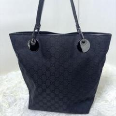 GUCCI グッチ トートバッグ GG柄 キャンバス シルバー金具