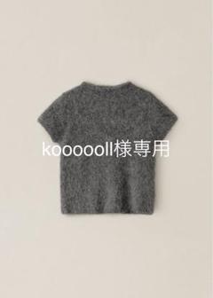 トップス Wrap Alpaca Knit / ohotoro 新品未使用】OHOTORO（オオトロ）Mixed Alpaca Knit - メルカリ