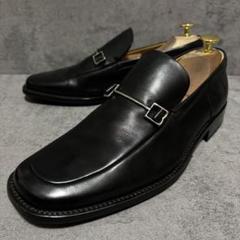 好きに バリー 試着のみ BALLY 1797 ブラック 本革 ビットローファー 靴