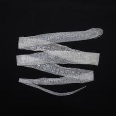 S品★150cm！！白蛇の抜け殻■白ヘビ★縁起物★1本脱ぎ 一本脱ぎ 完品 良品 赤目・白蛇の抜け殻 130cm 縁起物 金運 S17