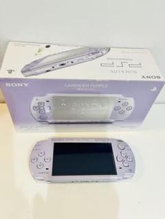 美品 PSPスリム&ライト 本体 ラベンダー 32GBメモリースティック付