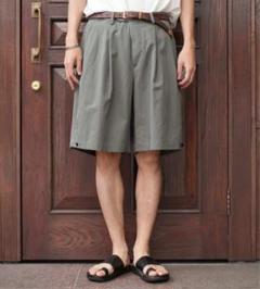 パンツ maatee&sons 25SS SHORT TROUSER MADKHAKI maatee&sons 25SS SHORT TROUSER MADKHAKI