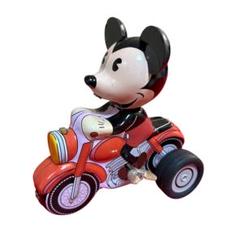 ディズニー　ミッキーマウス　ブリキ玩具　おもちゃ　バイク　昭和レトロ　レア