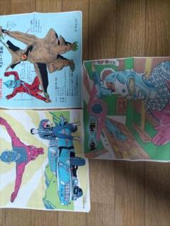 昭和レトロなハンカチ　ウルトラセブン　3枚セット　当時物 昭和レトロなハンカチウルトラセブン3枚セット当時物