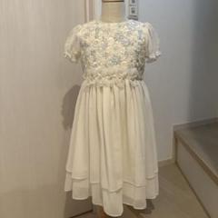 tocca ホワイト刺繍ドレス 120cm - メルカリ