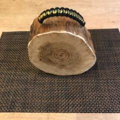 楢の木 薪割り台コンパクト NO.3 オイルフィニッシュ済み