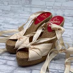 Christian Louboutin ウェッジサンダル 35 22cm
