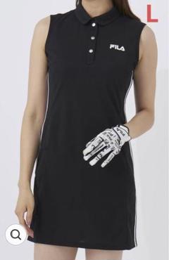 FILAGOLF レディース　ゴルフウェア　ワンピース　ノースリーブ　黒　　L
