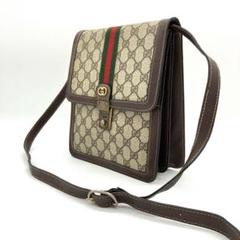 【GUCCI】ショルダーバッグ　シェリーライン　GGスプリーム　ブラウンのサムネイル