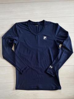 FILA ゴルフ 長袖クールタイプインナーシャツ ネイビーのサムネイル