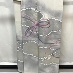 色留袖 三つ紋 正絹 金駒銀駒刺繍 花 着物 U-4745 色留袖金駒刺繍金彩華紋唐草花模様三つ紋比翼付き着物022a d