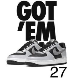 NIKE AIR FORCE 1 B "SILVER SNAKE" AF1