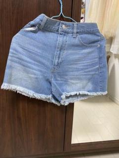 デニムショートパンツ 145-155cm ライトブルー