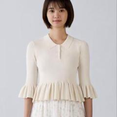 【sui ca】GU リブポロセーター by rokh ロク　2点おまとめ sui ca様専用】GU リブポロセーター by rokh ロク 2点おまとめ