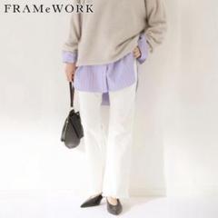 FRAMeWORK フレームワーク フレアデニムパンツ ストレッチ 日本製 40