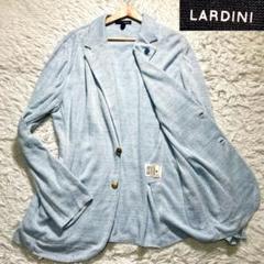 LARDINI ニットテーラードジャケット　コットンリネン XXL アンコン
