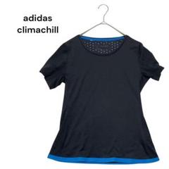 adidas✨climachill 接触冷感半袖Tシャツ ロゴプリント　通気性