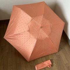 ラルフローレン❣️折りたたみ傘　ポニー　総柄　アンブレラ　雨具　レイン　オレンジ