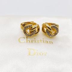 超美品　Dior ディオール　イヤリング　ゴールド　ヴィンテージ