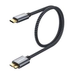 USB C to Micro B 3.1 ケーブル 0.5M 最大10Gbps