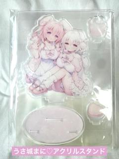 うさ城まに差分B2タペストリー♡うさしろまにグッズアクリルスタンドアクスタコミケ ♡うさ城まにチェキ＆ブロマイドセット♡♡グッズアクリル