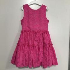 ハワイで購入♡新品♡レースドレス フリル付き　サイズ7歳