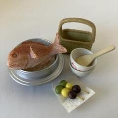 ミニチュア和食　鯛めし